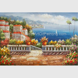 Handmade среднеземноморская картина маслом сцены сада картины маслом ландшафта для оформления