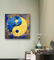 Покрашенная вручную краска Feng Shui картин маслом современного искусства холста для украшения шкафа
