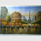 Пейзаж Парижа Эйфелевой башни ножа палитры картины маслом 100% Handmade Париж на холсте