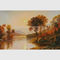 См x пейзажных живописей масла восхода солнца реки первоначальное по горизонтали 50 60 см