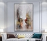 100% покрашенных вручную картин искусства стены холста 3D для украшения живущей комнаты