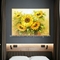 Картины искусства стены картин маслом солнцецвета ножа палитры флористические для спальни
