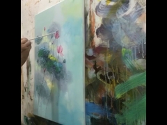 Деревенская картина маслом Ван Гога с подсолнухами 20 x 24 дюйма