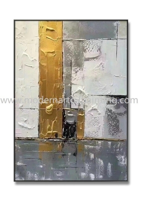 Абстрактный золотой холст картин искусства 3D декоративный для украшения офиса