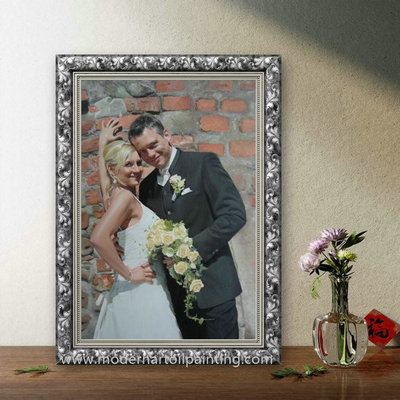 Изготовленные на заказ люди одевают картины портрета свадьбы для Gif праздника