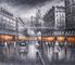 Картины городского пейзажа Парижа холста, Адвокатуры абстрактного искусства картины маслом современные