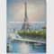 Улица Парижа картины маслом Парижа впечатления протягивая офис Deco панели рамки одного