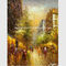 Нож палитры улицы Парижа картины маслом Парижа импрессионизма Handmade на холсте