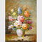 Картина холста вазы цветков абстрактных флористических картин маслом натюрморта красочная