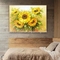 Картины искусства стены картин маслом солнцецвета ножа палитры флористические для спальни