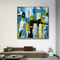 Картина маслом искусства стены картин холста абстрактного искусства живущей комнаты Unframed